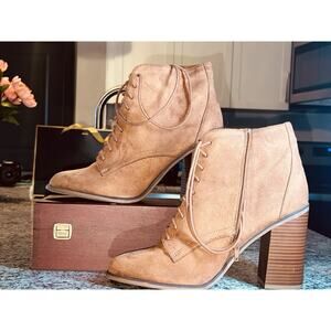 suede Ankle boots women 10
